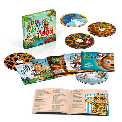 Die Giraffenaffen Box (Limitierte 5 CD Box) von Giraffenaffen - Boxset jetzt im Giraffenaffen Store