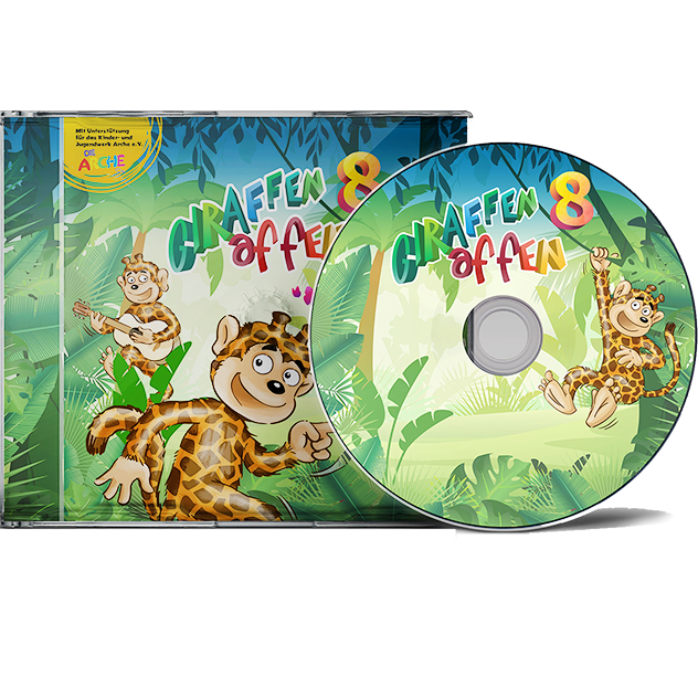 Giraffenaffen Giraffenaffen 8 CD + T-Shirt + Gymbag 369512