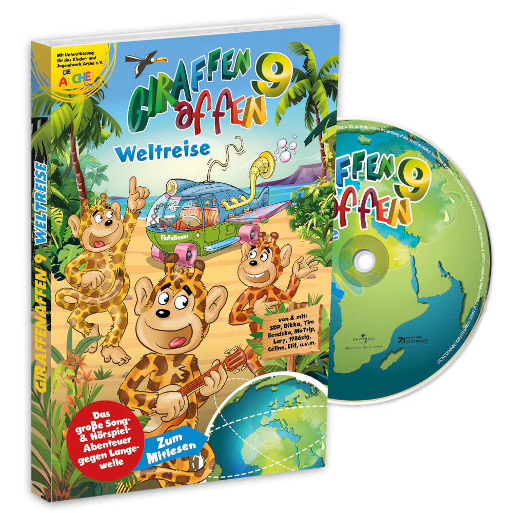 Giraffenaffen Giraffenaffen 9 - Weltreise CD Buchedition 381793